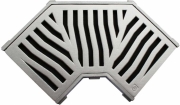 Conjunto de Grelha curva e porta grelha 
